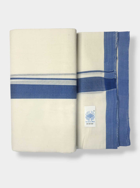 Balaramapuram Handloom Double Mundu Pure Cotton