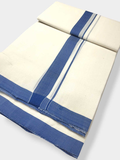 Balaramapuram Handloom Double Mundu Pure Cotton