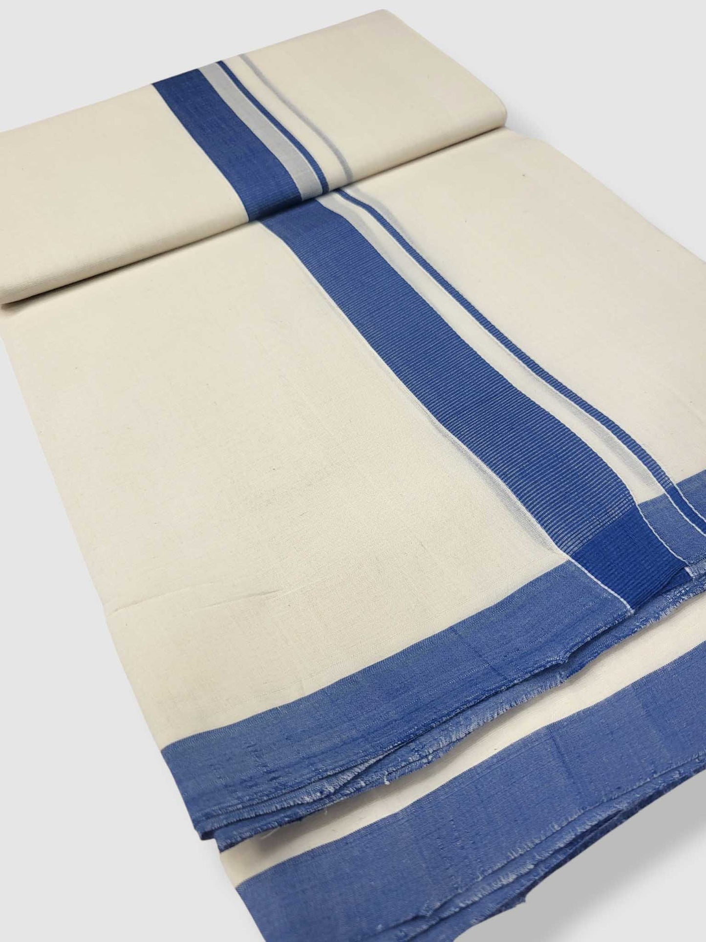 Balaramapuram Handloom Double Mundu Pure Cotton