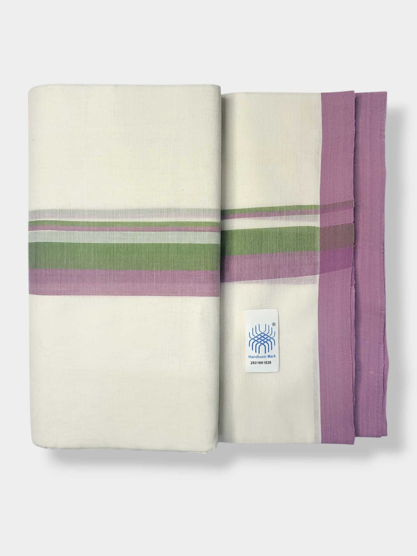 Balaramapuram Handloom Double Mundu Pure Cotton