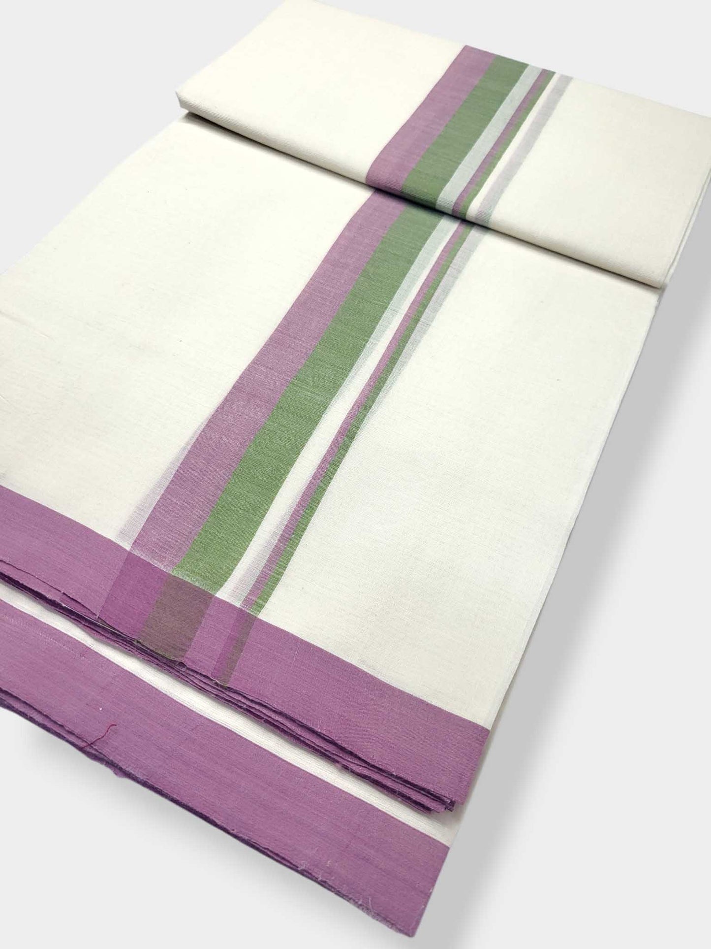 Balaramapuram Handloom Double Mundu Pure Cotton