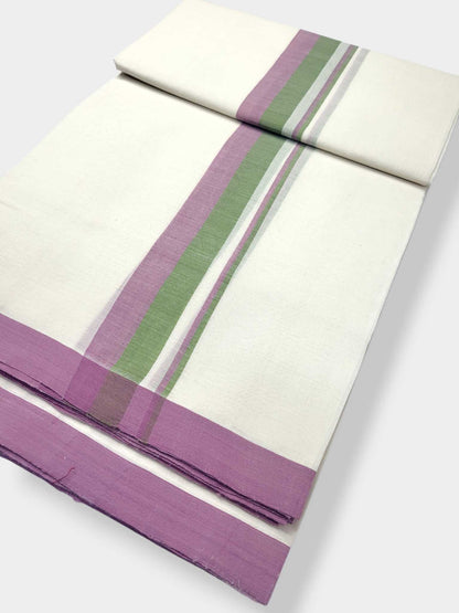 Balaramapuram Handloom Double Mundu Pure Cotton