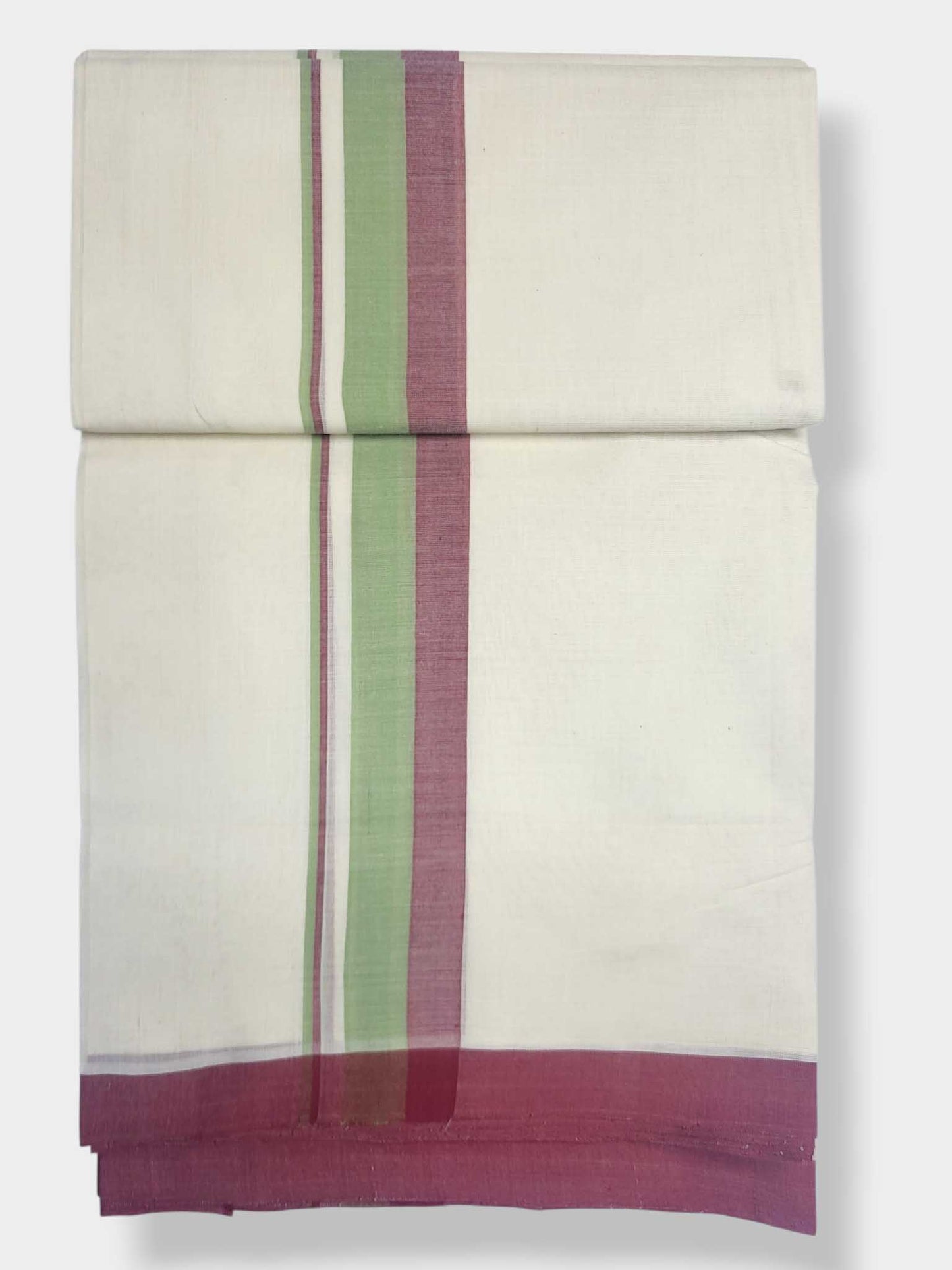 Balaramapuram Handloom Double Mundu Pure Cotton