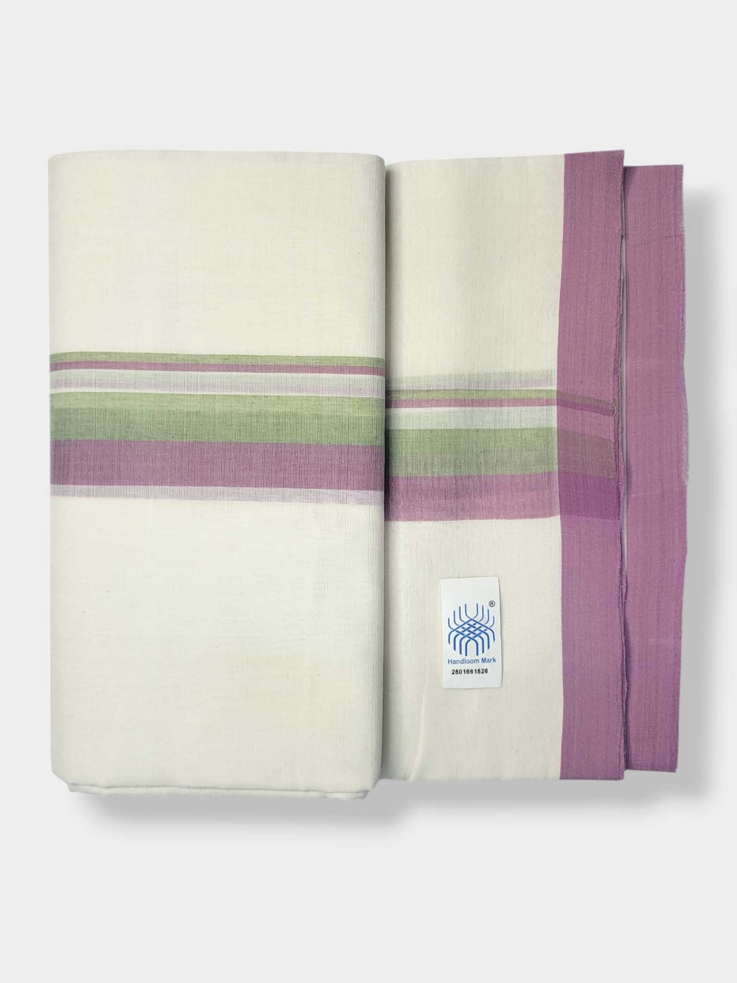 Balaramapuram Handloom Double Mundu Pure Cotton