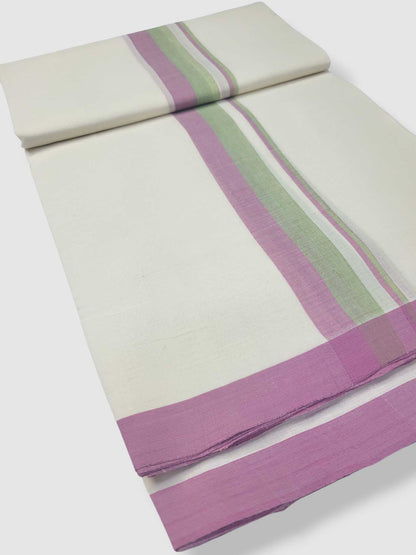 Balaramapuram Handloom Double Mundu Pure Cotton