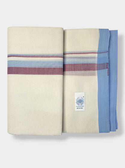 Balaramapuram Handloom Double Mundu Pure Cotton