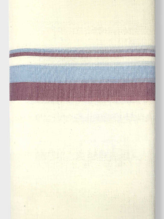 Balaramapuram Handloom Double Mundu Pure Cotton