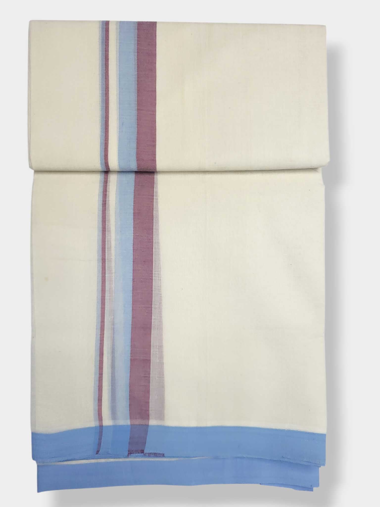Balaramapuram Handloom Double Mundu Pure Cotton
