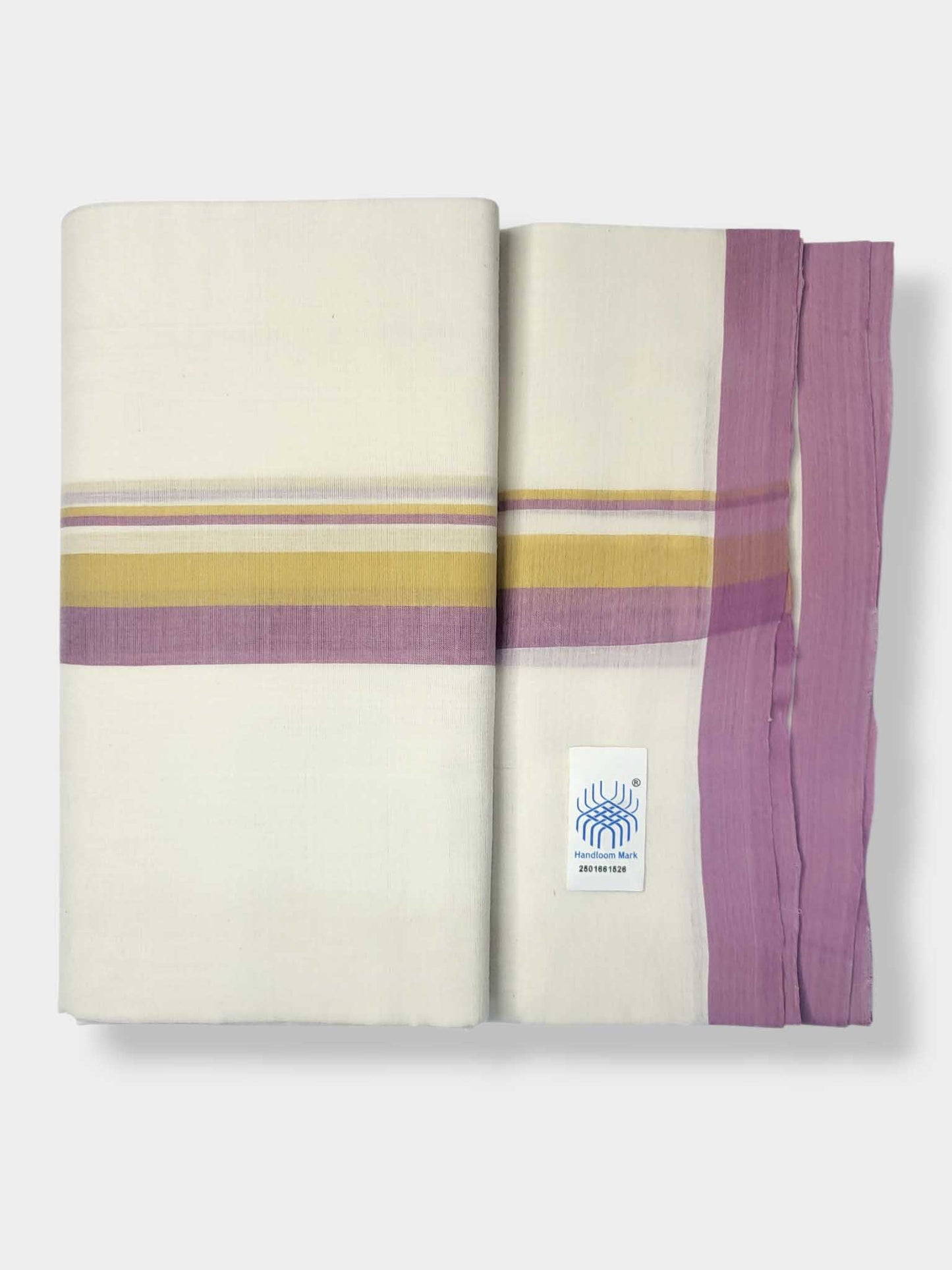 Balaramapuram Handloom Double Mundu Pure Cotton