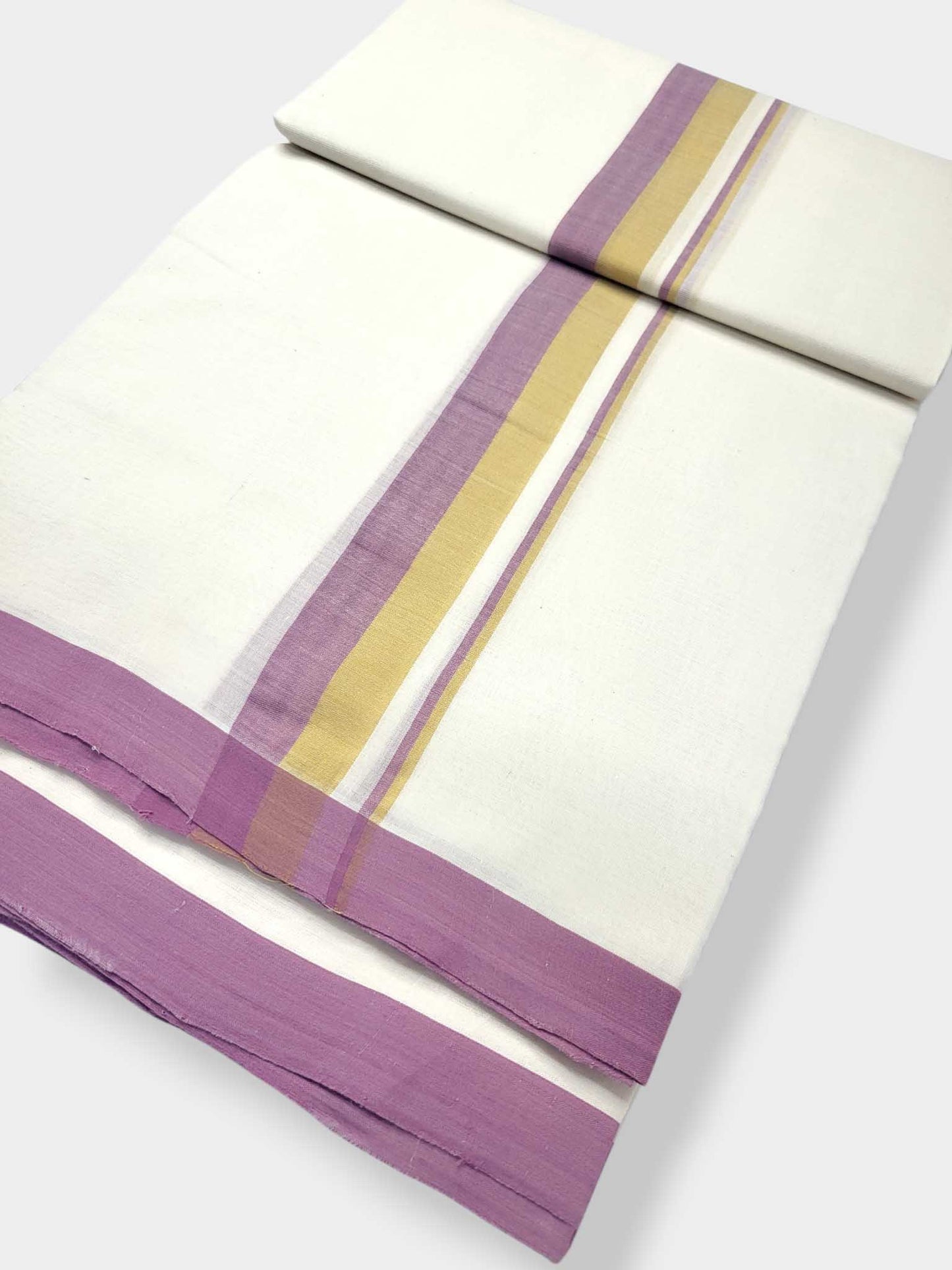 Balaramapuram Handloom Double Mundu Pure Cotton