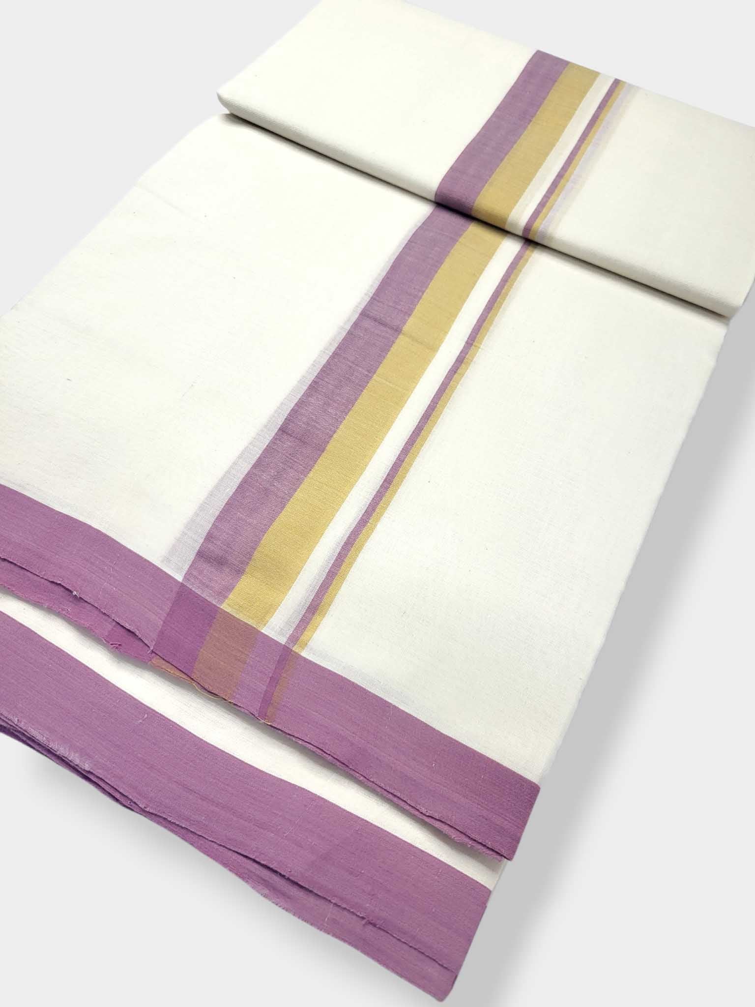 Balaramapuram Handloom Double Mundu Pure Cotton