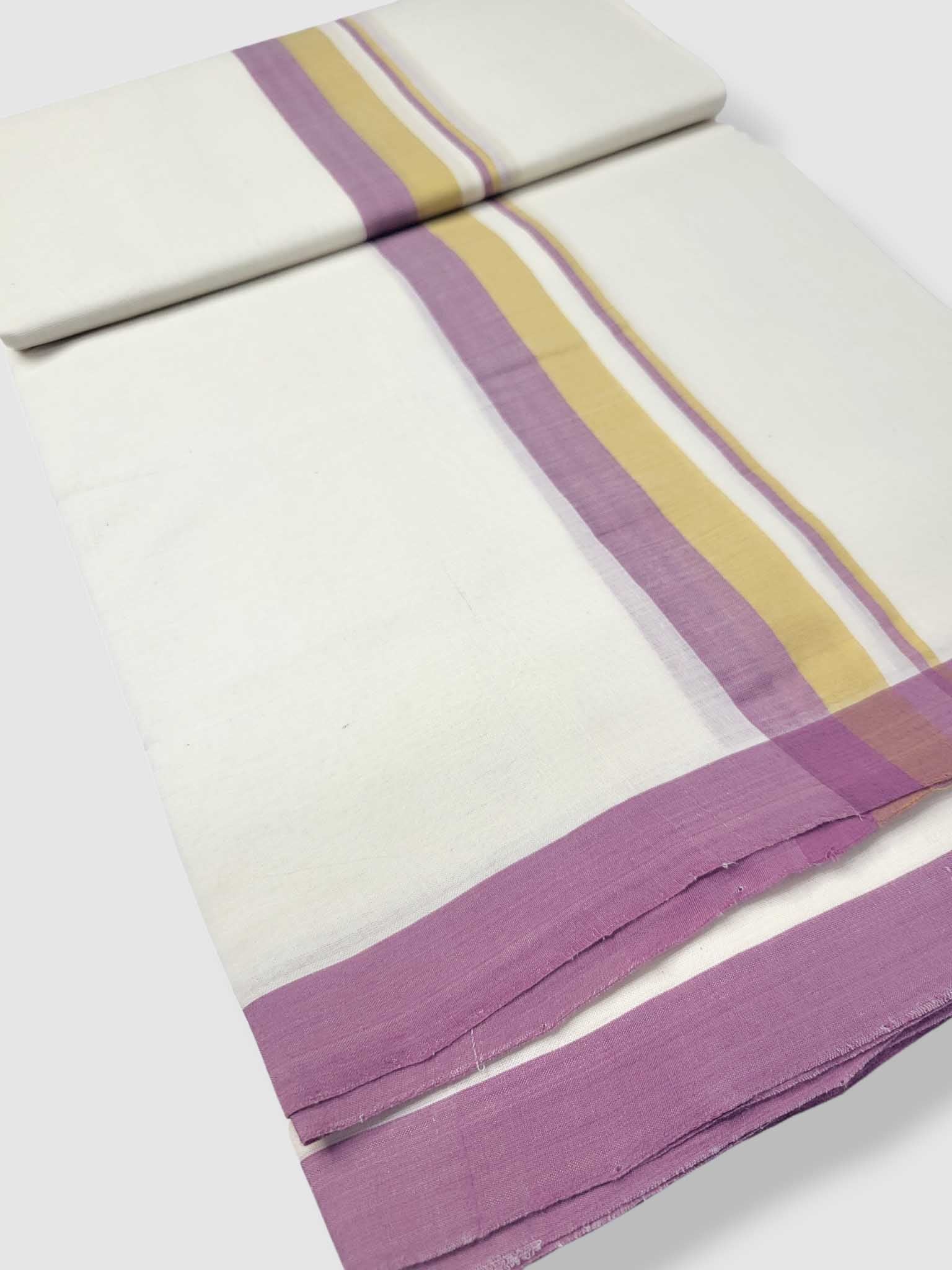 Balaramapuram Handloom Double Mundu Pure Cotton