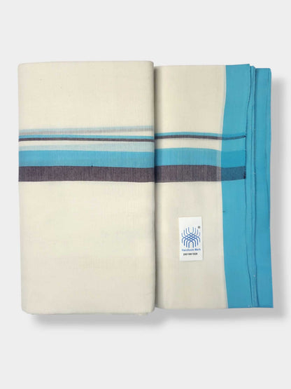 Balaramapuram Handloom Double Mundu Pure Cotton