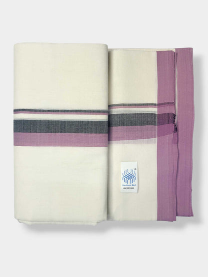 Balaramapuram Handloom Double Mundu Pure Cotton