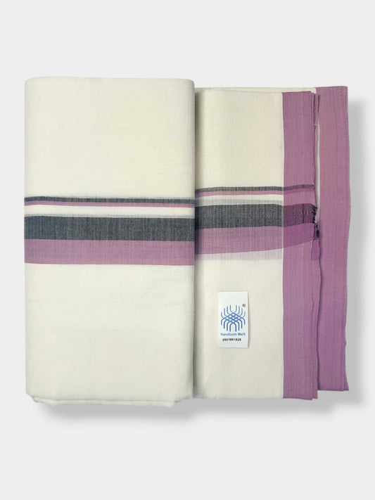 Balaramapuram Handloom Double Mundu Pure Cotton