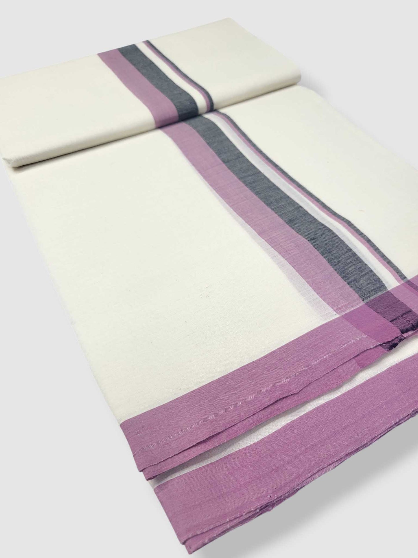 Balaramapuram Handloom Double Mundu Pure Cotton