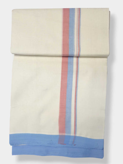 Balaramapuram Handloom Double Mundu Pure Cotton
