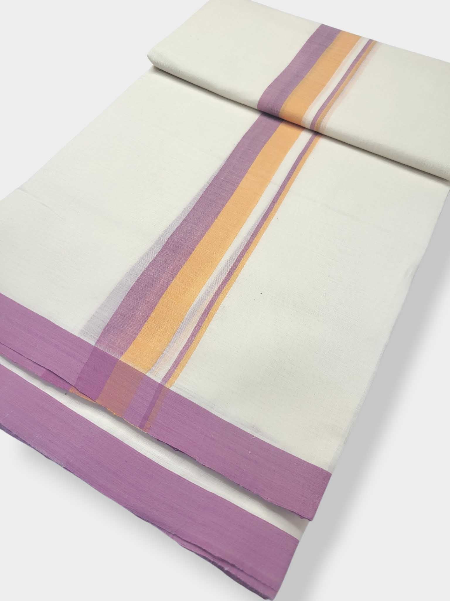 Balaramapuram Handloom Double Mundu Pure Cotton