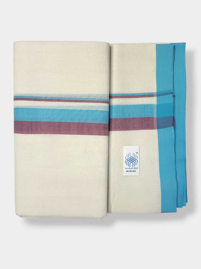 Balaramapuram Handloom Double Mundu Pure Cotton