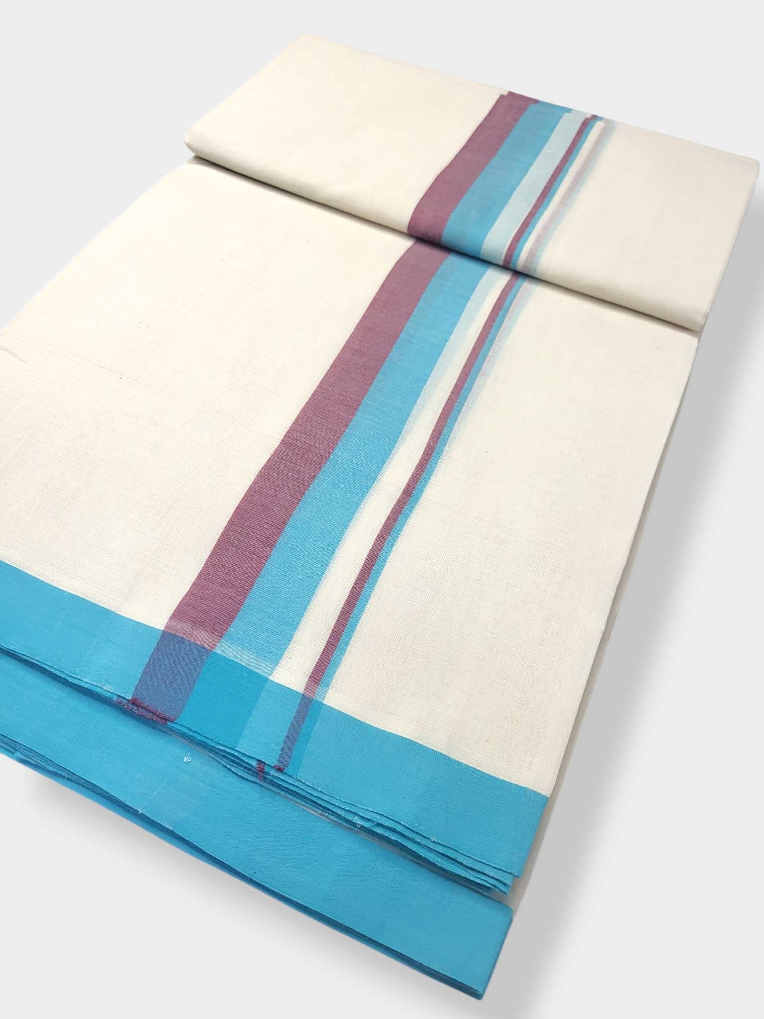 Balaramapuram Handloom Double Mundu Pure Cotton