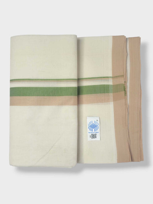 Kerala Balaramapuram Pure Cotton Handloom Mundu/Dhoti