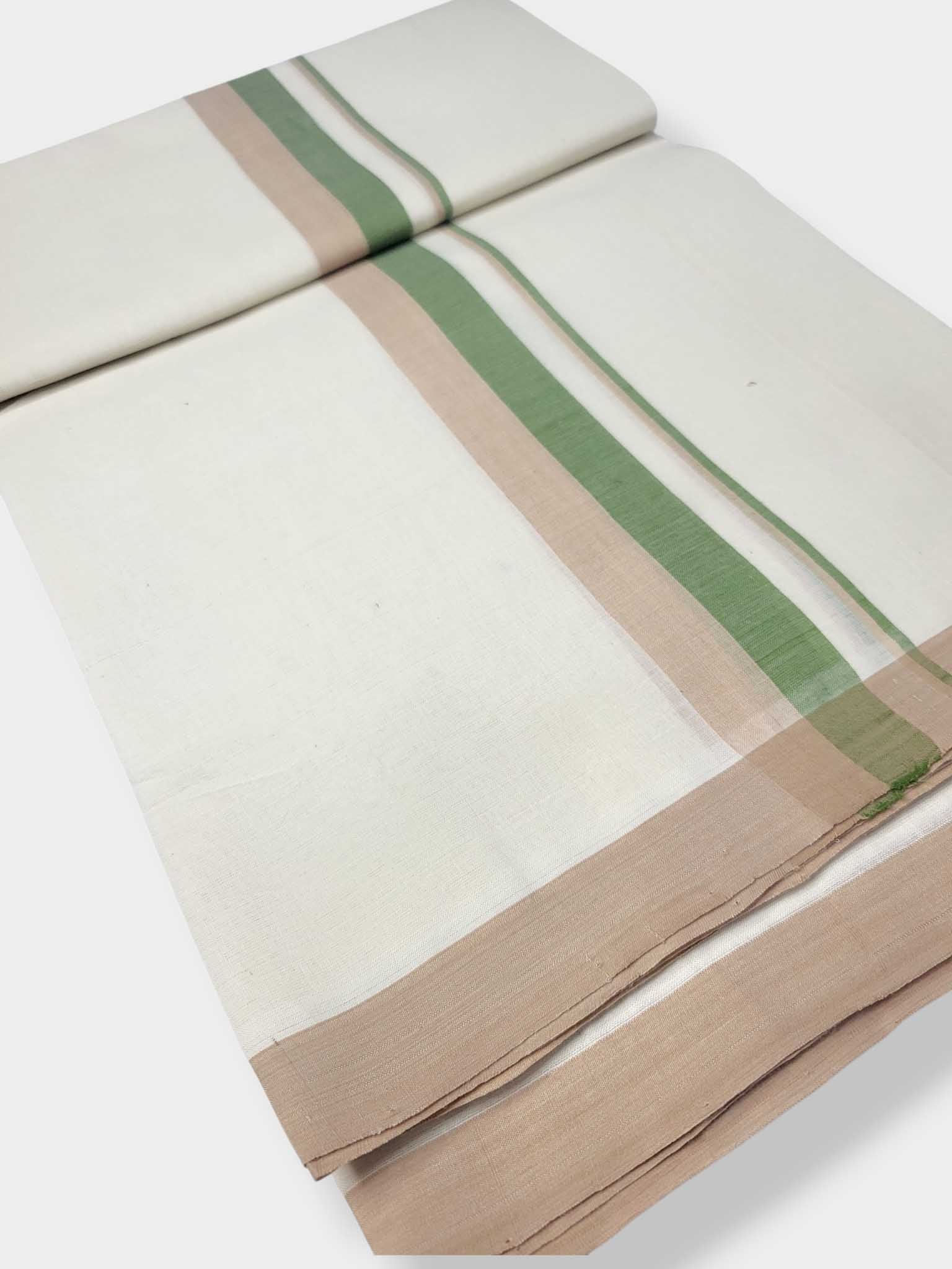 Kerala Balaramapuram Pure Cotton Handloom Mundu/Dhoti