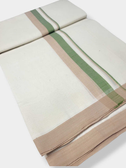 Kerala Balaramapuram Pure Cotton Handloom Mundu/Dhoti