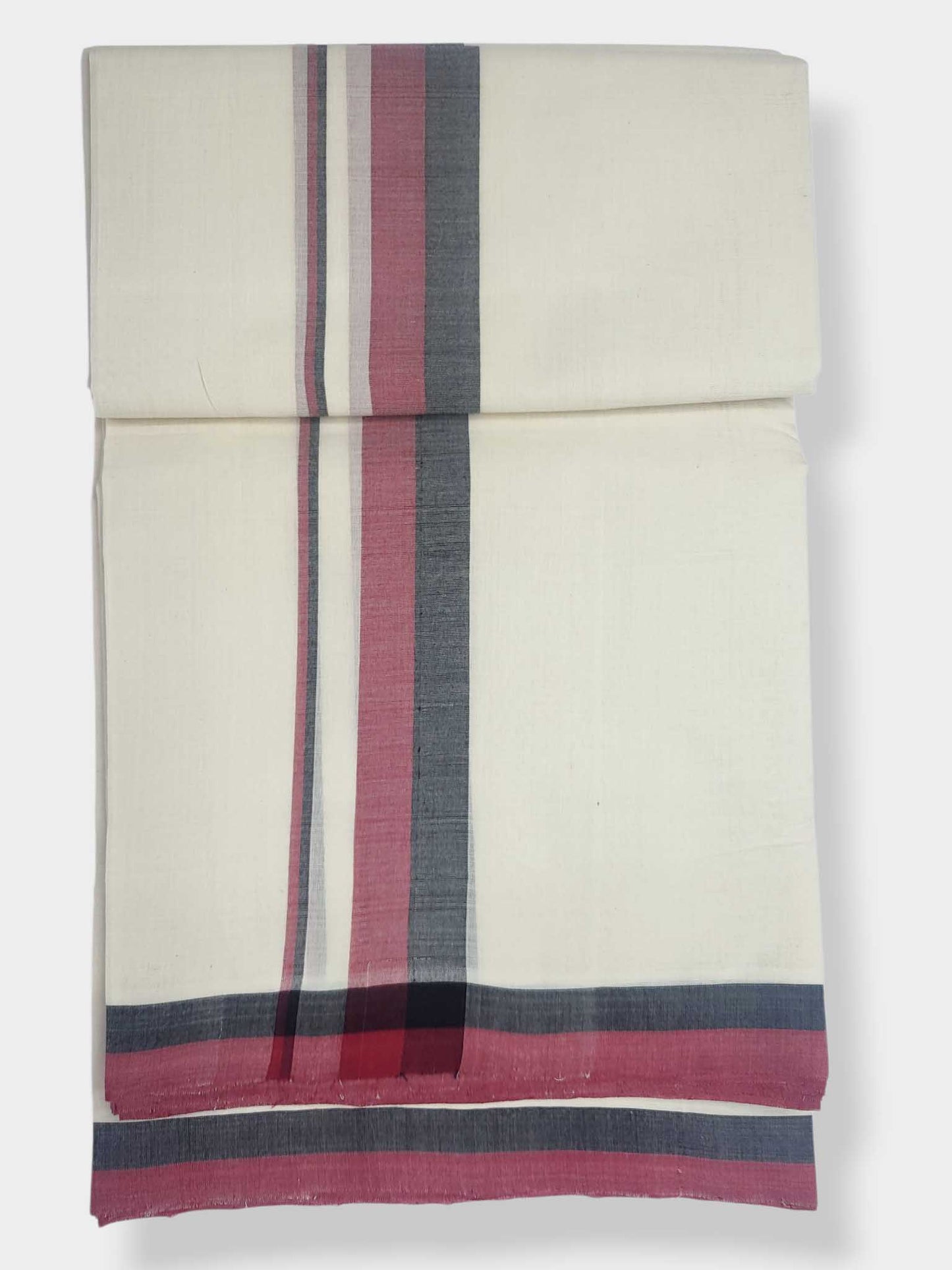 Kerala Balaramapuram Pure Cotton Handloom Mundu/Dhoti
