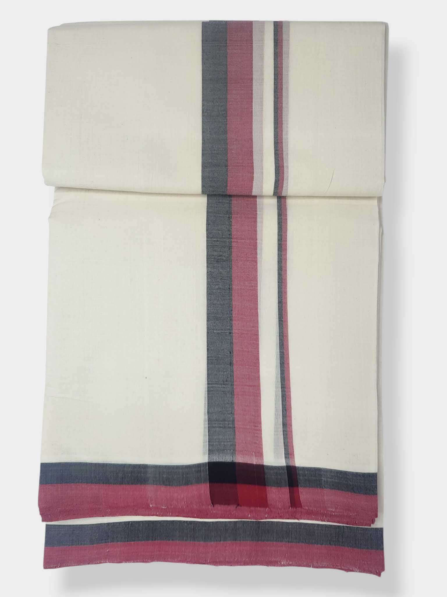 Kerala Balaramapuram Pure Cotton Handloom Mundu/Dhoti