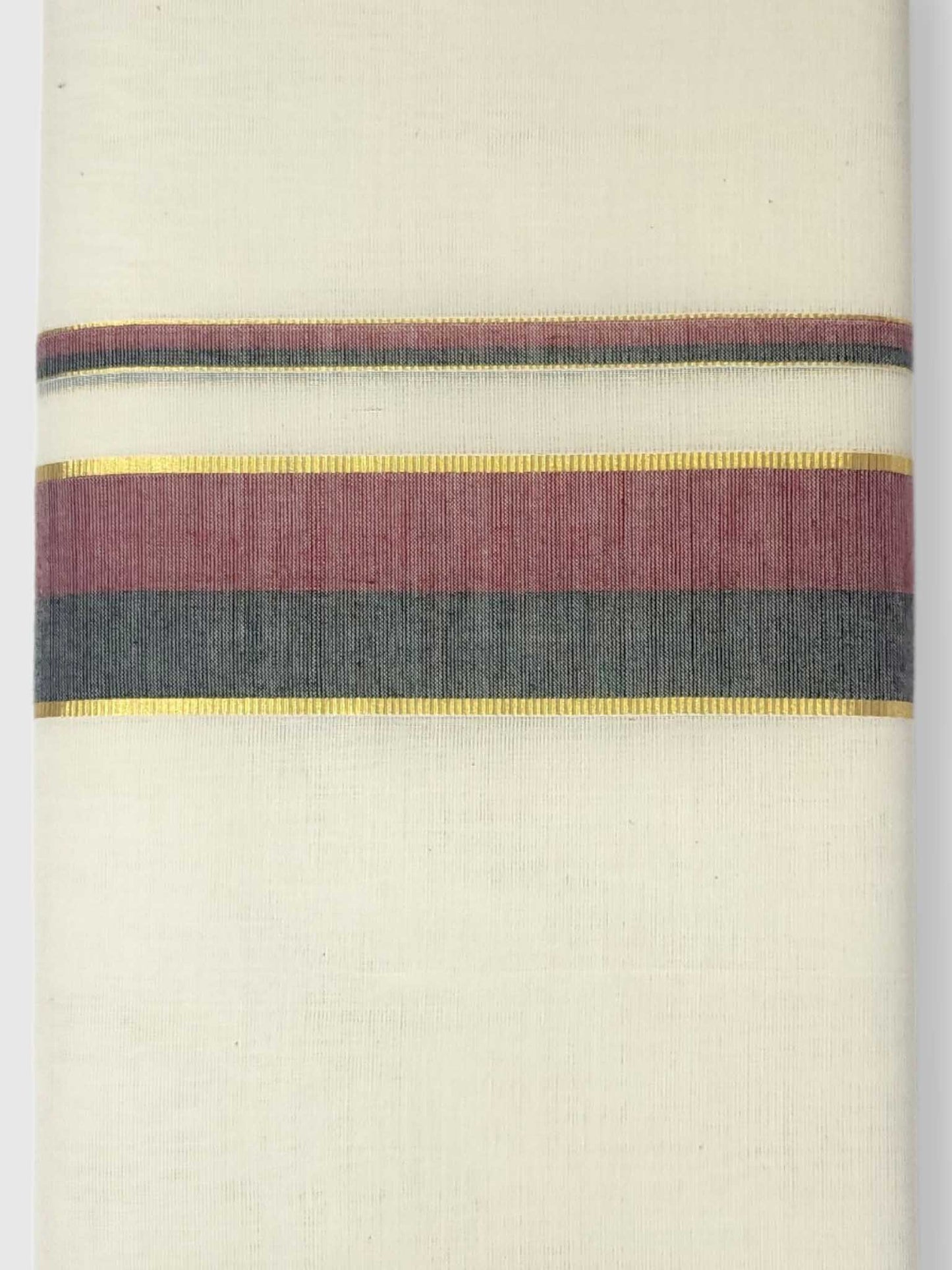 Kerala Balaramapuram Pure Cotton Handloom Mundu/Dhoti