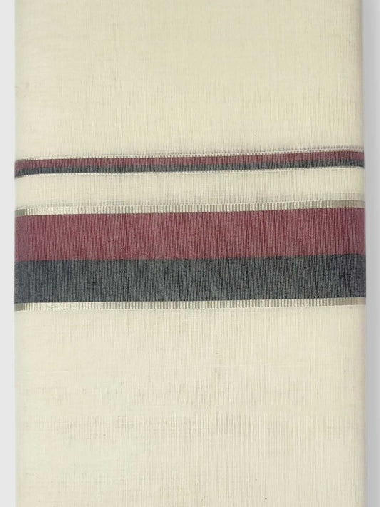 Kerala Balaramapuram Pure Cotton Handloom Mundu/Dhoti
