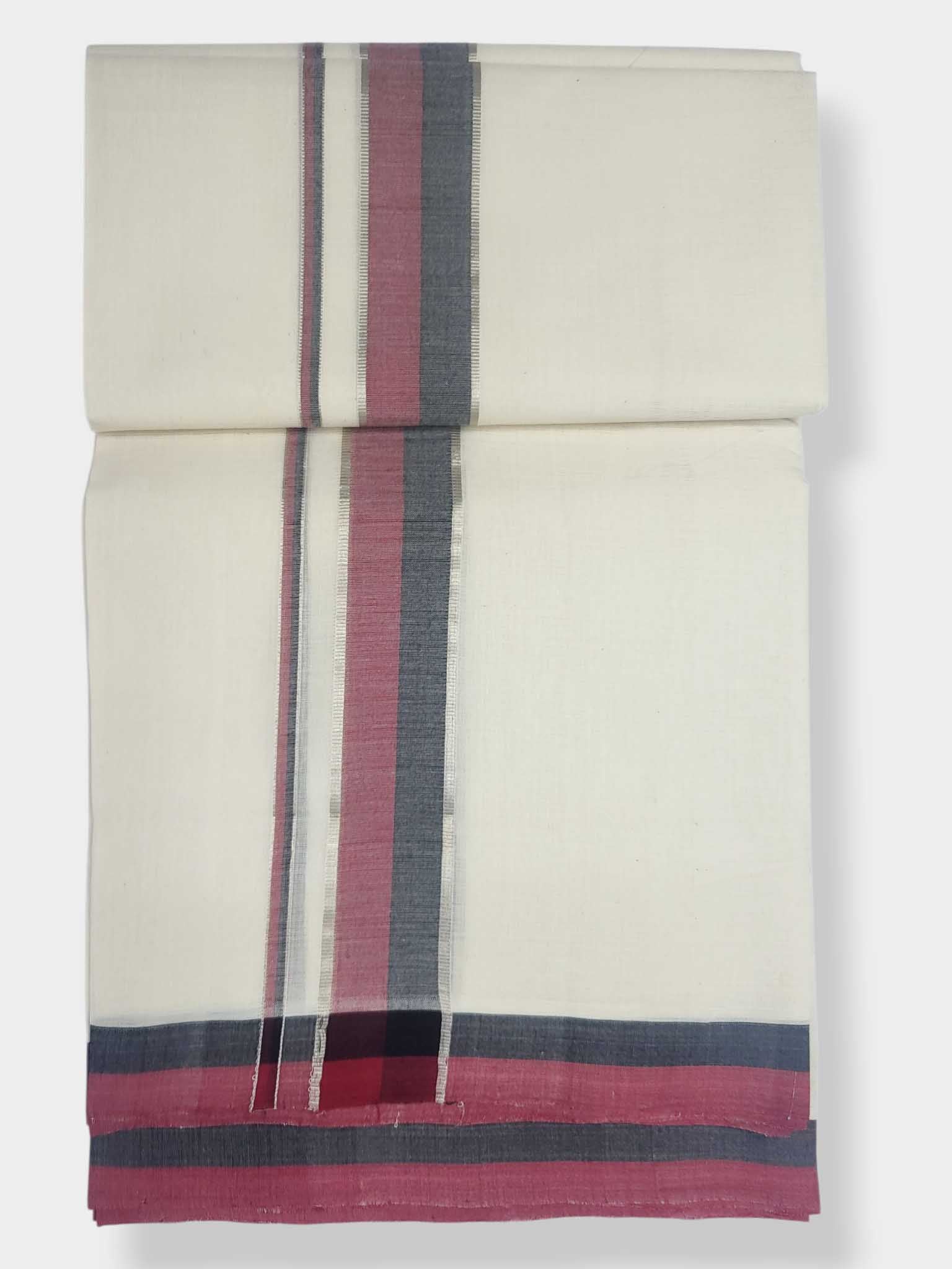 Kerala Balaramapuram Pure Cotton Handloom Mundu/Dhoti