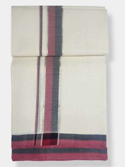 Kerala Balaramapuram Pure Cotton Handloom Mundu/Dhoti