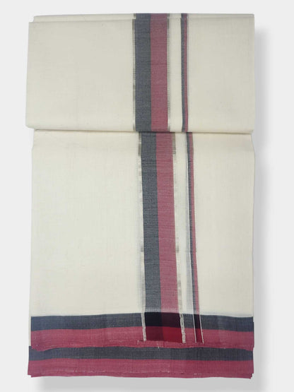 Kerala Balaramapuram Pure Cotton Handloom Mundu/Dhoti