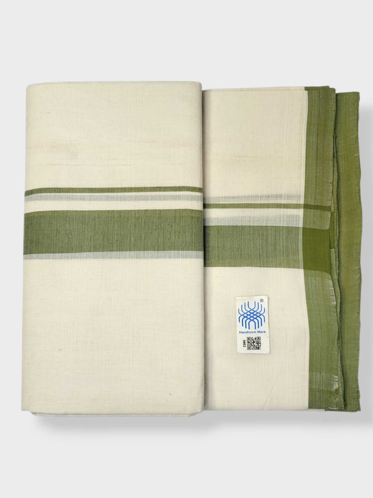 Kerala Balaramapuram Pure Cotton Handloom Mundu/Dhoti