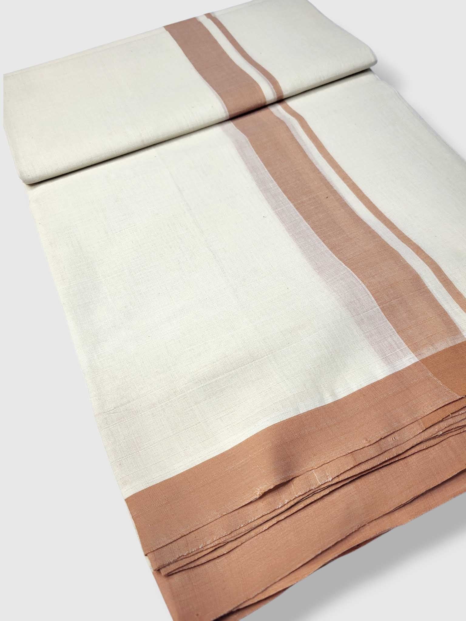 Kerala Balaramapuram Pure Cotton Handloom Mundu/Dhoti