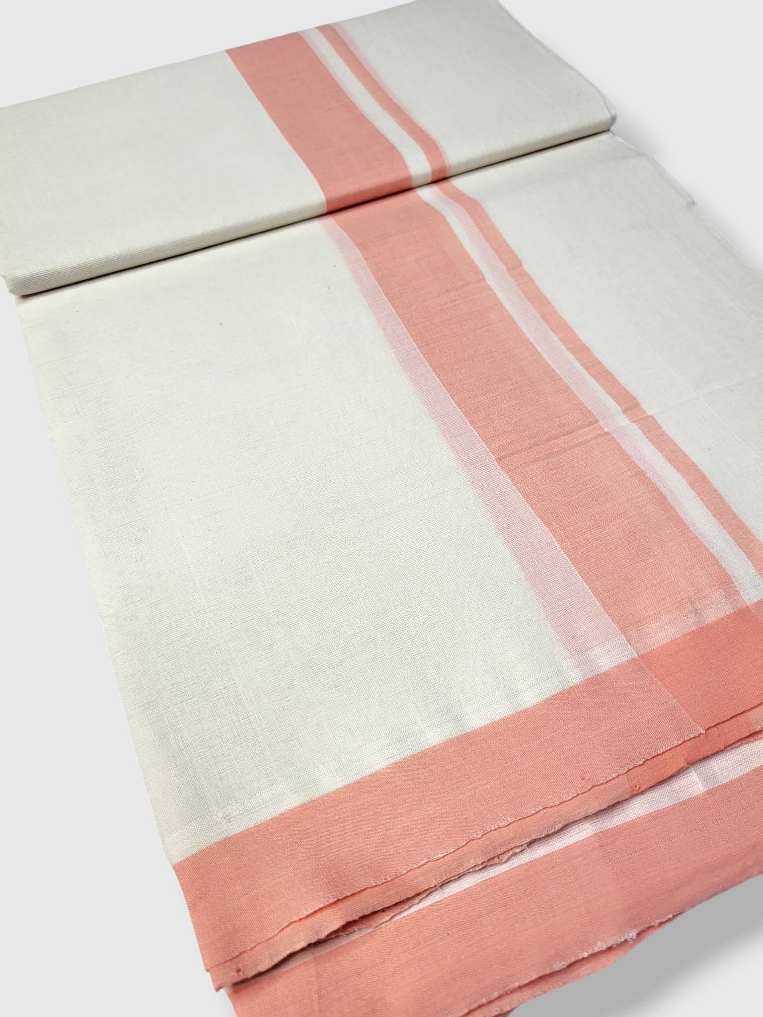 Kerala Balaramapuram Pure Cotton Handloom Mundu/Dhoti