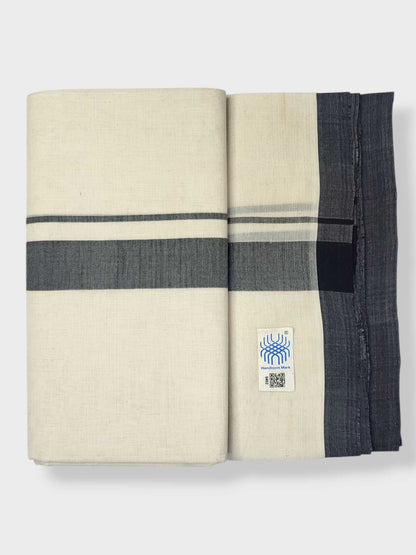 Kerala Balaramapuram Pure Cotton Handloom Mundu/Dhoti