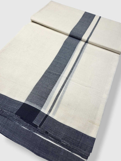 Kerala Balaramapuram Pure Cotton Handloom Mundu/Dhoti