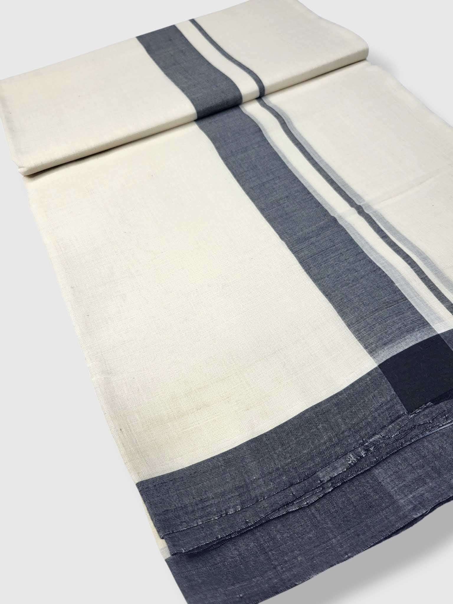 Kerala Balaramapuram Pure Cotton Handloom Mundu/Dhoti