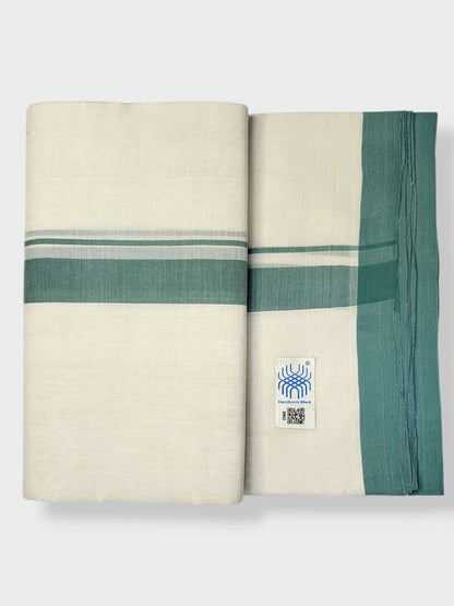 Kerala Balaramapuram Pure Cotton Handloom Mundu/Dhoti