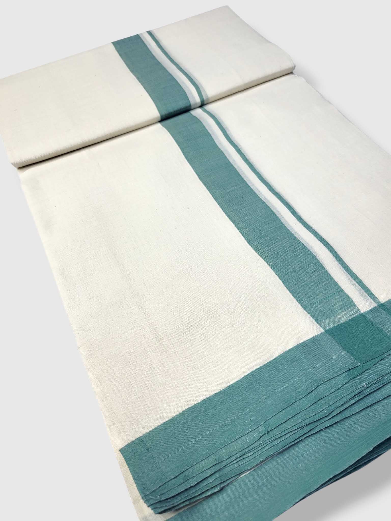 Kerala Balaramapuram Pure Cotton Handloom Mundu/Dhoti