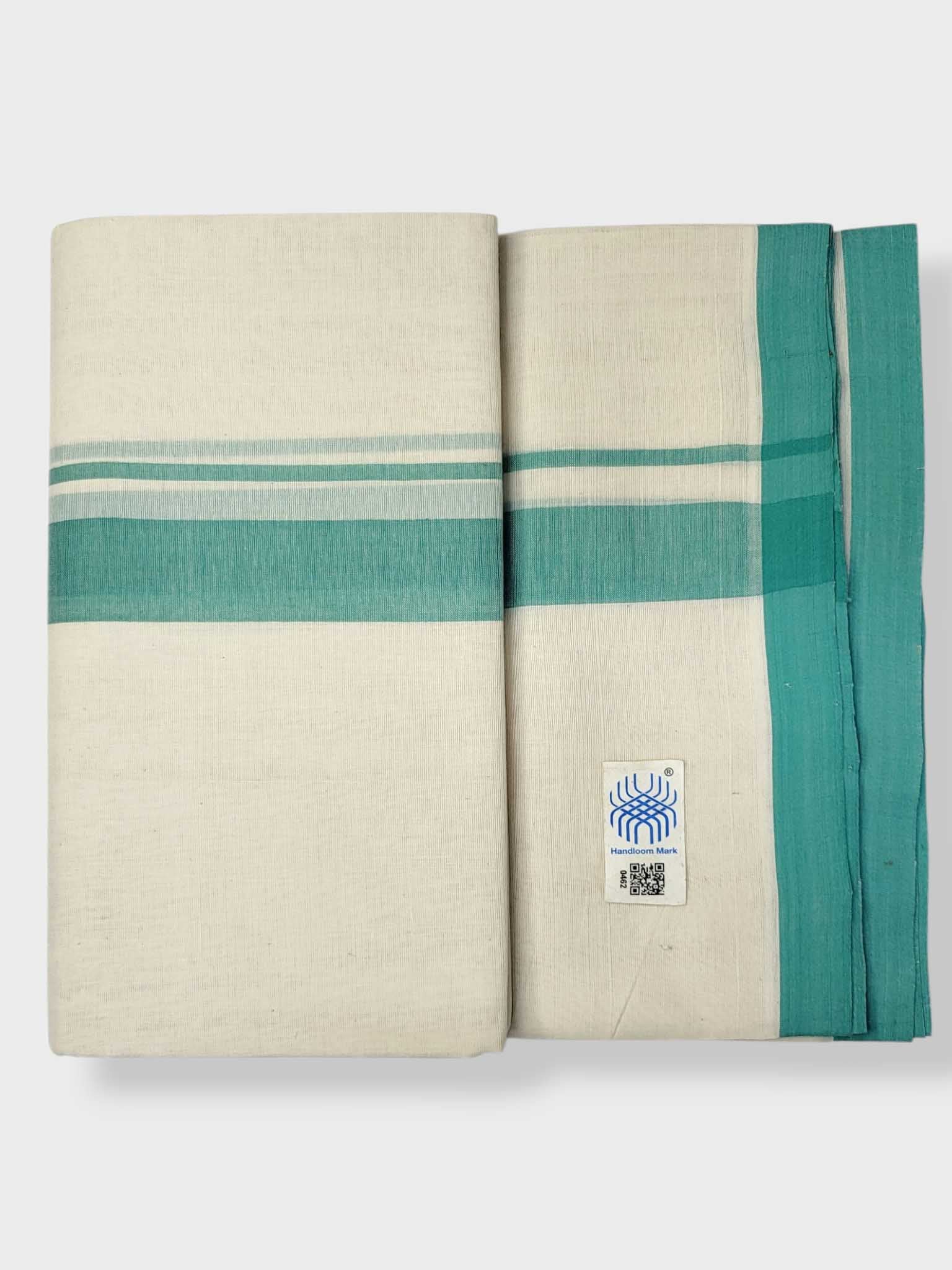 Kerala Balaramapuram Pure Cotton Handloom Mundu/Dhoti