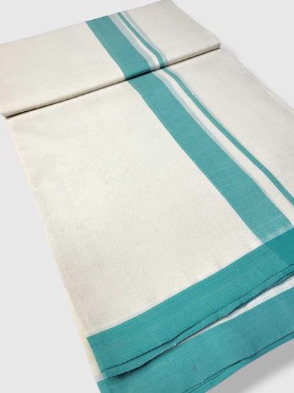 Kerala Balaramapuram Pure Cotton Handloom Mundu/Dhoti