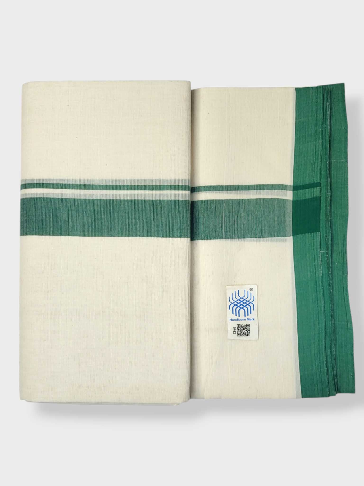 Kerala Balaramapuram Pure Cotton Handloom Mundu/Dhoti