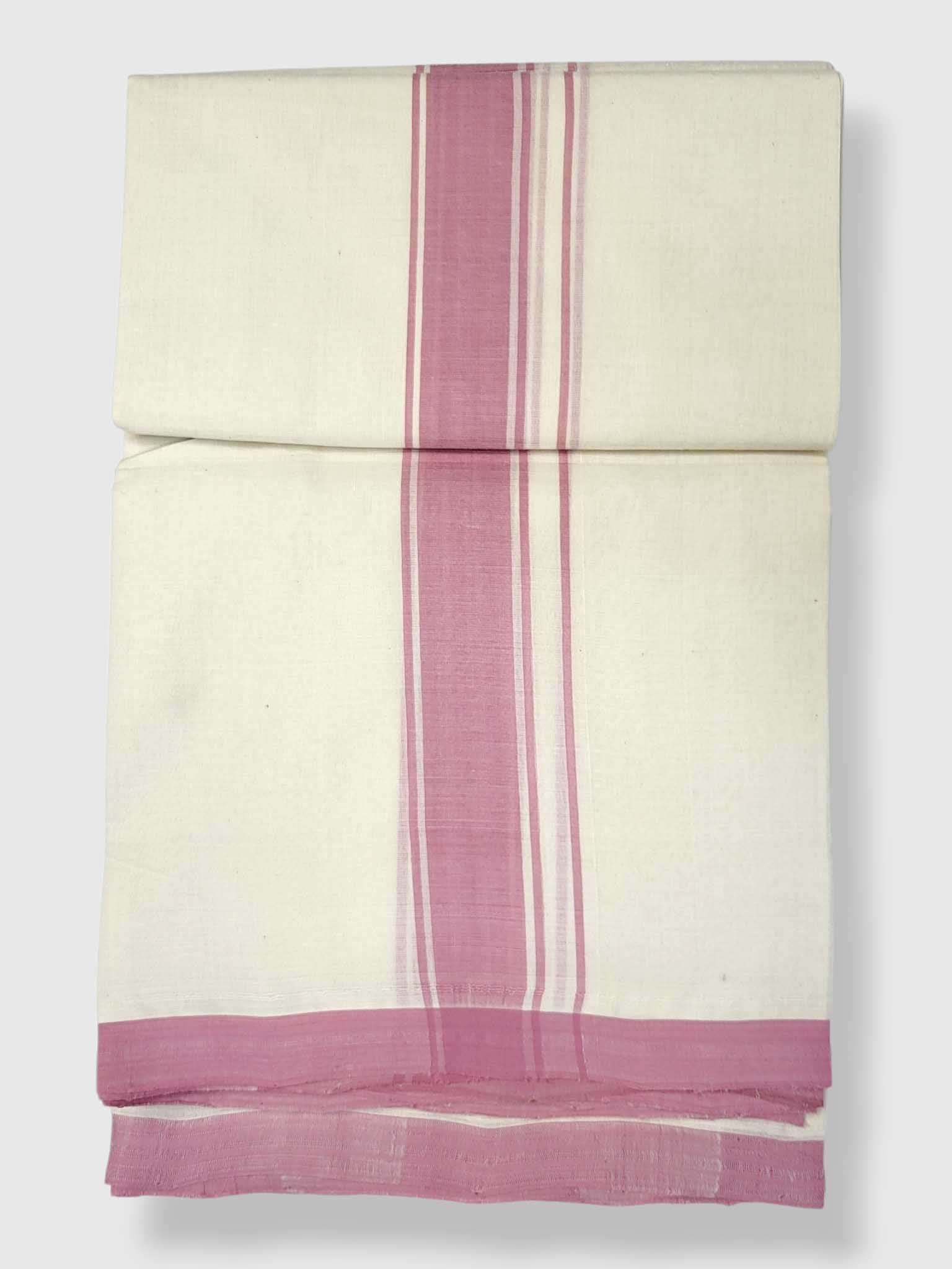 Kerala Balaramapuram Pure Cotton Handloom Mundu/Dhoti