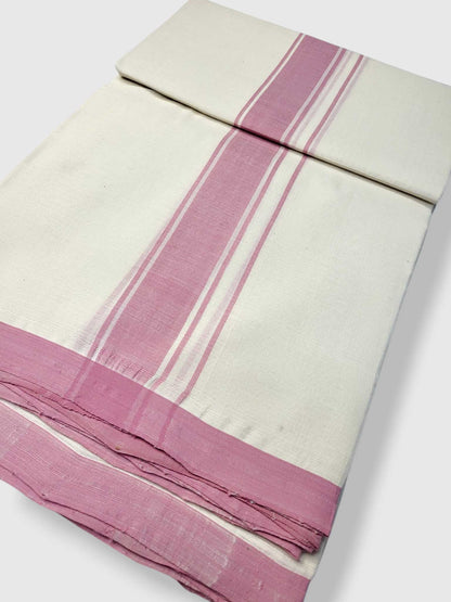 Kerala Balaramapuram Pure Cotton Handloom Mundu/Dhoti