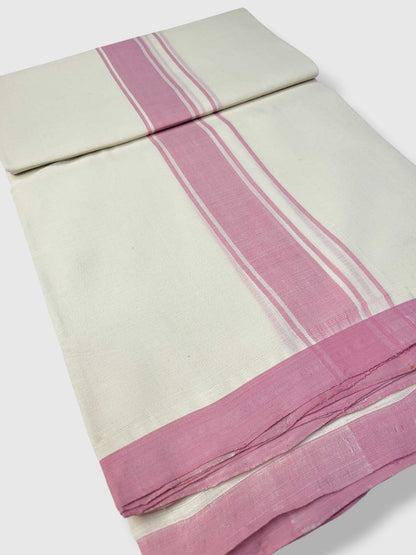 Kerala Balaramapuram Pure Cotton Handloom Mundu/Dhoti