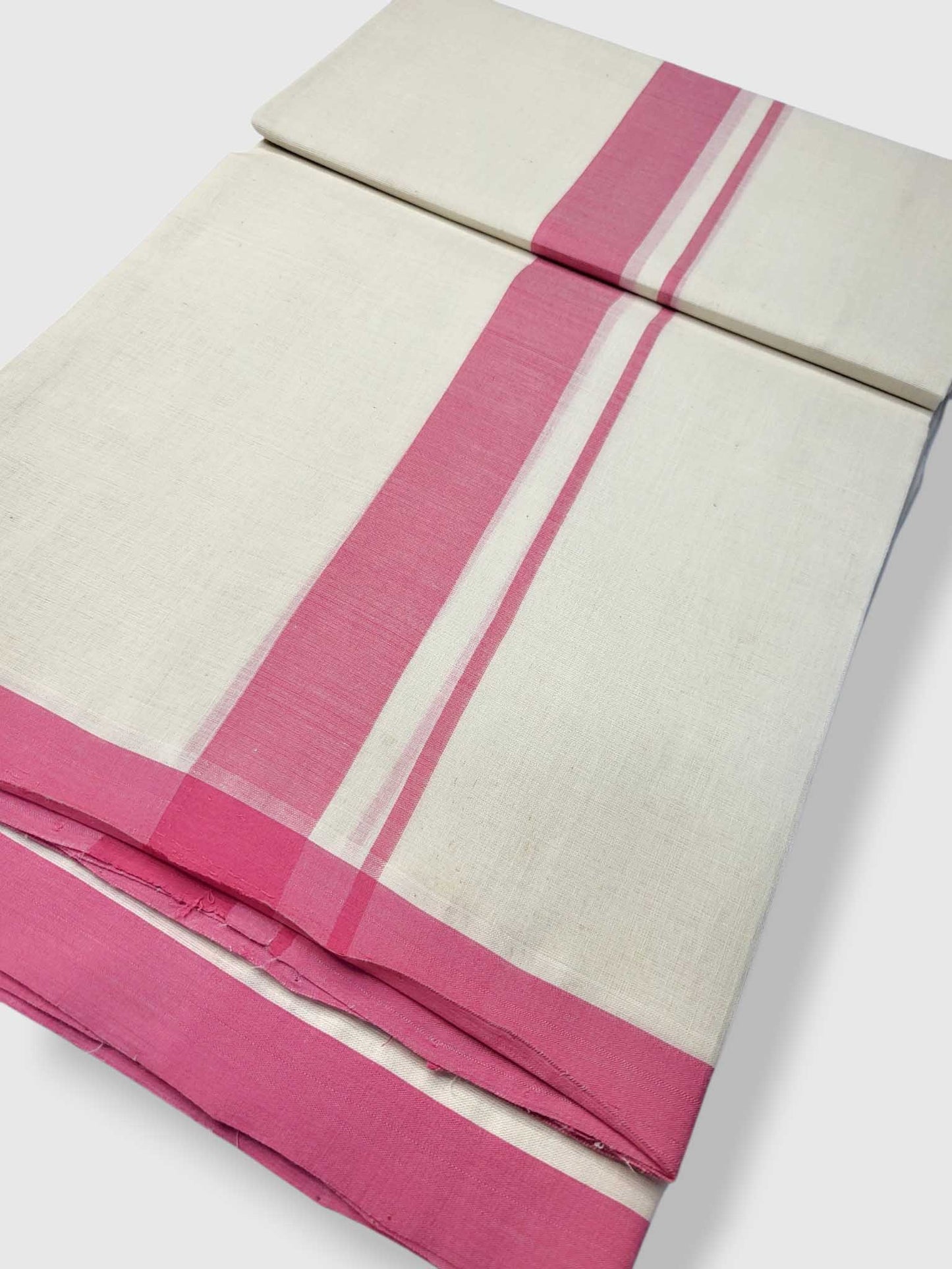 Kerala Balaramapuram Pure Cotton Handloom Mundu/Dhoti