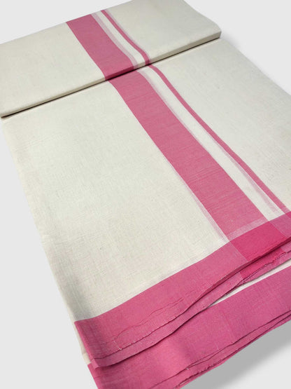 Kerala Balaramapuram Pure Cotton Handloom Mundu/Dhoti